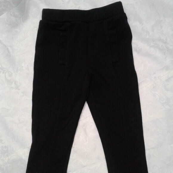 TJ Maxx Black Pants Trousers Baby Size 18 Month Elastic Waist Unisex - Picture 1 of 8